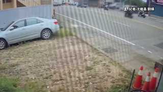 八德逆向肇逃車禍事發瞬間