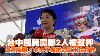 台中國民黨部2人被聲押　盧秀燕嘆：中央不如把力氣用在打詐
