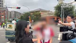 國中女學生重回車禍現場痛哭