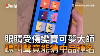 眼睛受傷變寶可夢大師　聽叫聲竟能猜中品種名