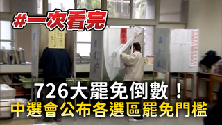 大罷免倒數！　中選會公布各選區罷免門檻