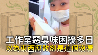 工作室惡臭味困擾多日　以為東西腐敗卻是這個沒清