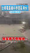 【汪洋一片】台積電嘉義科學園區淹水！　「水深及腰」慘況曝