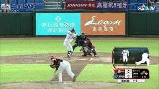 08/08 統一 vs Lamigo 賽後，嘟嘟潘威倫個人第300場出賽，先發4.2局丟3分
