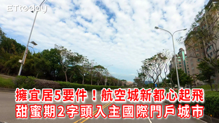 擁宜居5要件！航空城新都心起飛 甜蜜期2字頭入主國際門戶城市