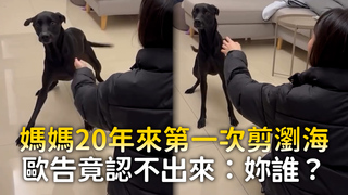 媽媽20年來第一次剪瀏海　歐告竟認不出來：妳誰？