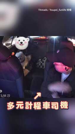 【今天的乘客毛茸茸】狗狗坐前座超乖巧　多元計程車司機直接融化QQ