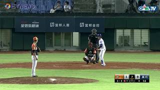 08/29 統一 vs 富邦 七局下，李宗賢擊出左外野方向二壘安打