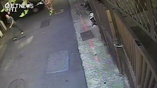 柔道二段帥警「大外割」+「袈裟技」　毒犯狂奔！慘被重摔