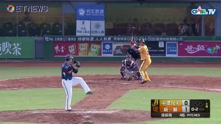 09/03 兄弟 vs 統一 四局上，潘威倫投出三上三下