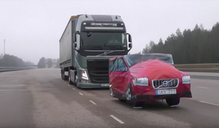 Volvo Trucks - Emergency braking at its best!