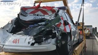 國道開單被大貨車撞「2警1駕駛3死」　消防敬禮：任務結束