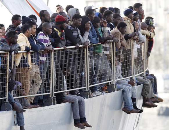 ▲利比亞非法移民。（圖／達志影像／美聯社）