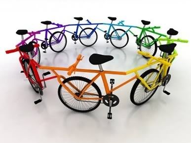 9人坐的環形腳踏車（圖／取自soufun網）