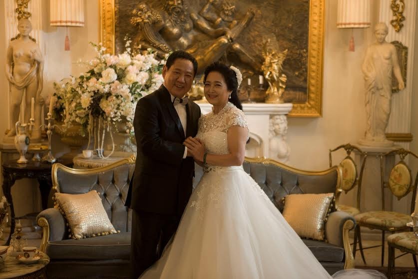 馬如龍帶沛小嵐到韓國拍婚紗，求婚。（圖／中天）