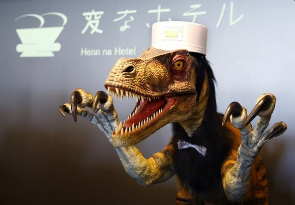 日本,長崎,飯店,員工,機器人,恐龍