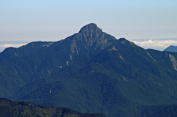 中央山脈中央尖山。（圖／取自維基百科、中央氣象局）