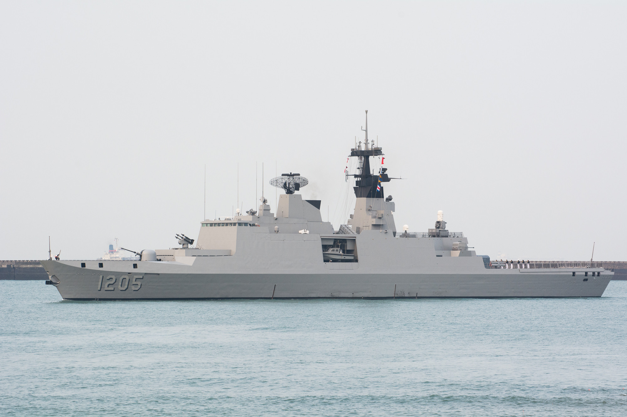 FFG-1205,昆明艦,康定級巡防艦,中華民國海軍（圖／記者季相儒攝）