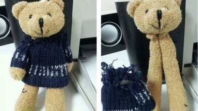 「中國製」沒有極限…泰迪熊脫下衣服變異形
