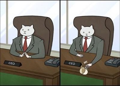 如果貓是CEO，你要有被惹毛的心理準備（推）