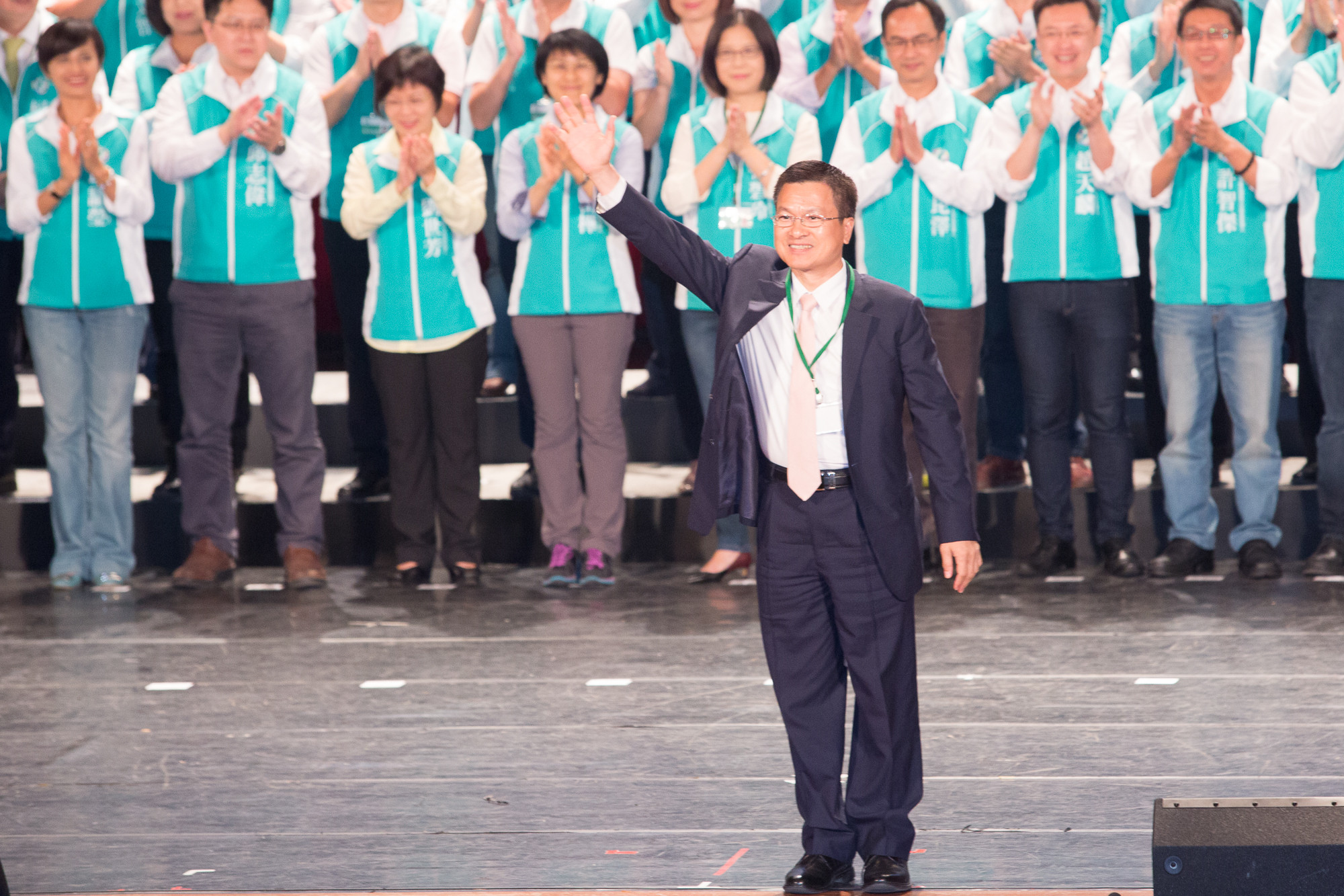 民進黨全代會及創黨29週年紀念晚會。魏明谷（圖／記者季相儒攝）