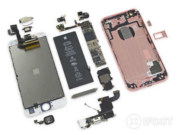 iPhone 6s今開賣　ifixit拆解：電池縮水至1715mAh、Ram為2G（圖／翻攝ifixit）
