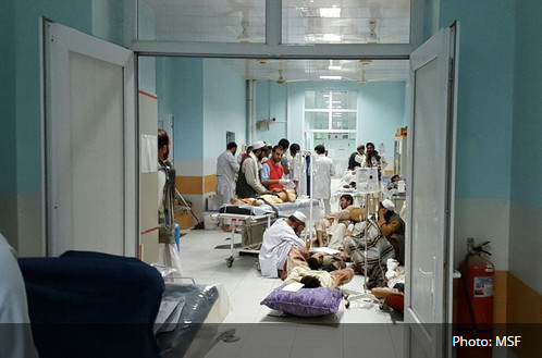 ▲美軍誤炸時，醫院至少有105名病人。（圖／翻攝自MSF官網）