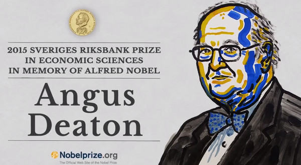 ▲迪頓贏得諾貝爾經濟學獎。（圖／翻攝自Nobel Prize 臉書）