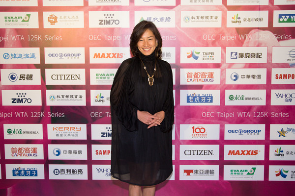 ▲2015海碩杯選手之夜日本傳奇球星伊達公子並列最佳服裝獎。（圖／海碩提供）