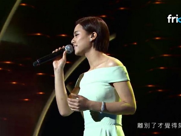 第52屆金馬獎頒獎典禮，宋芸樺唱《小幸運》。（圖／翻攝自friDay影音）