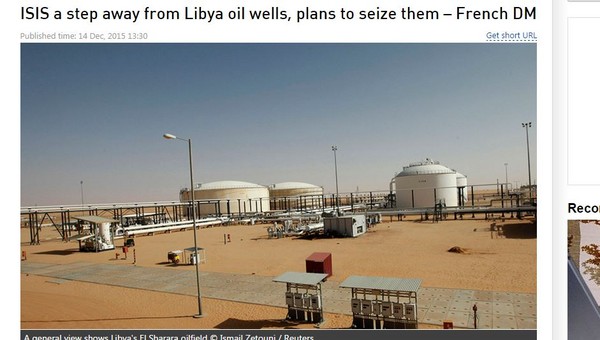 IS將魔爪伸向利比亞油田。（圖／翻攝自RT）