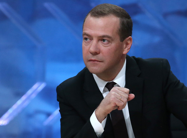 俄羅斯總理梅德韋傑夫（Dmitry Medvedev）。（圖／達志影像／美聯社）