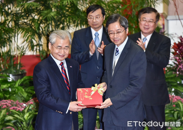 行政院惜別會。毛治國,張善政（圖／記者李毓康攝）