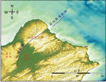 天龍國的斷層　山腳斷層。（圖／翻攝自經濟部中央地質調查所）