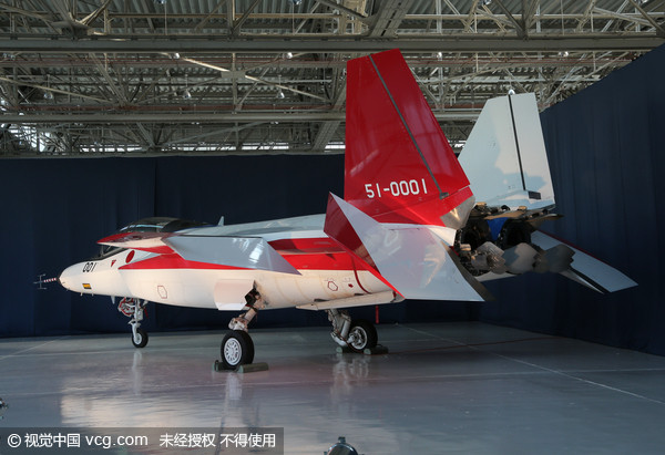 日本「心神」戰機X-2。（圖／CFP）