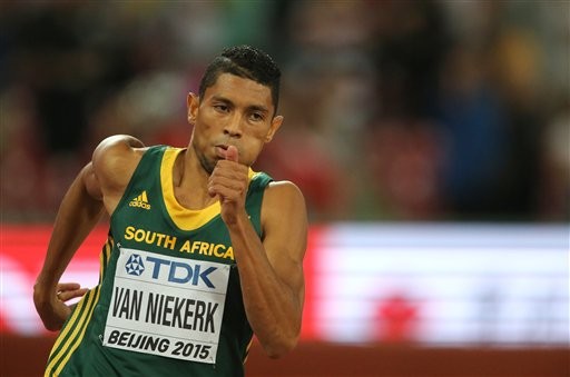 南非短跑名將范奈克爾克。(達志影像)
