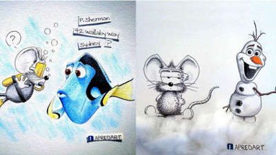 插畫家筆下的小老鼠大冒險　我也想跟雪寶玩～