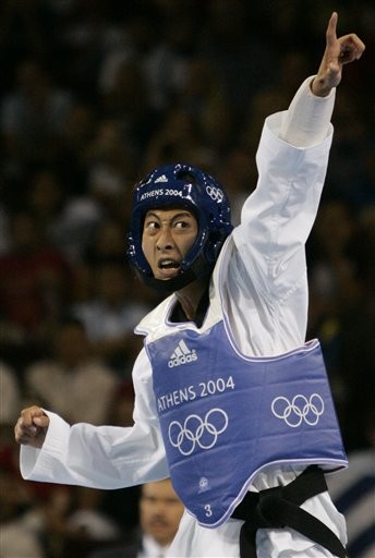 2004年雅典奧運金牌朱木炎。（圖／資料照／達志影像／美聯社）