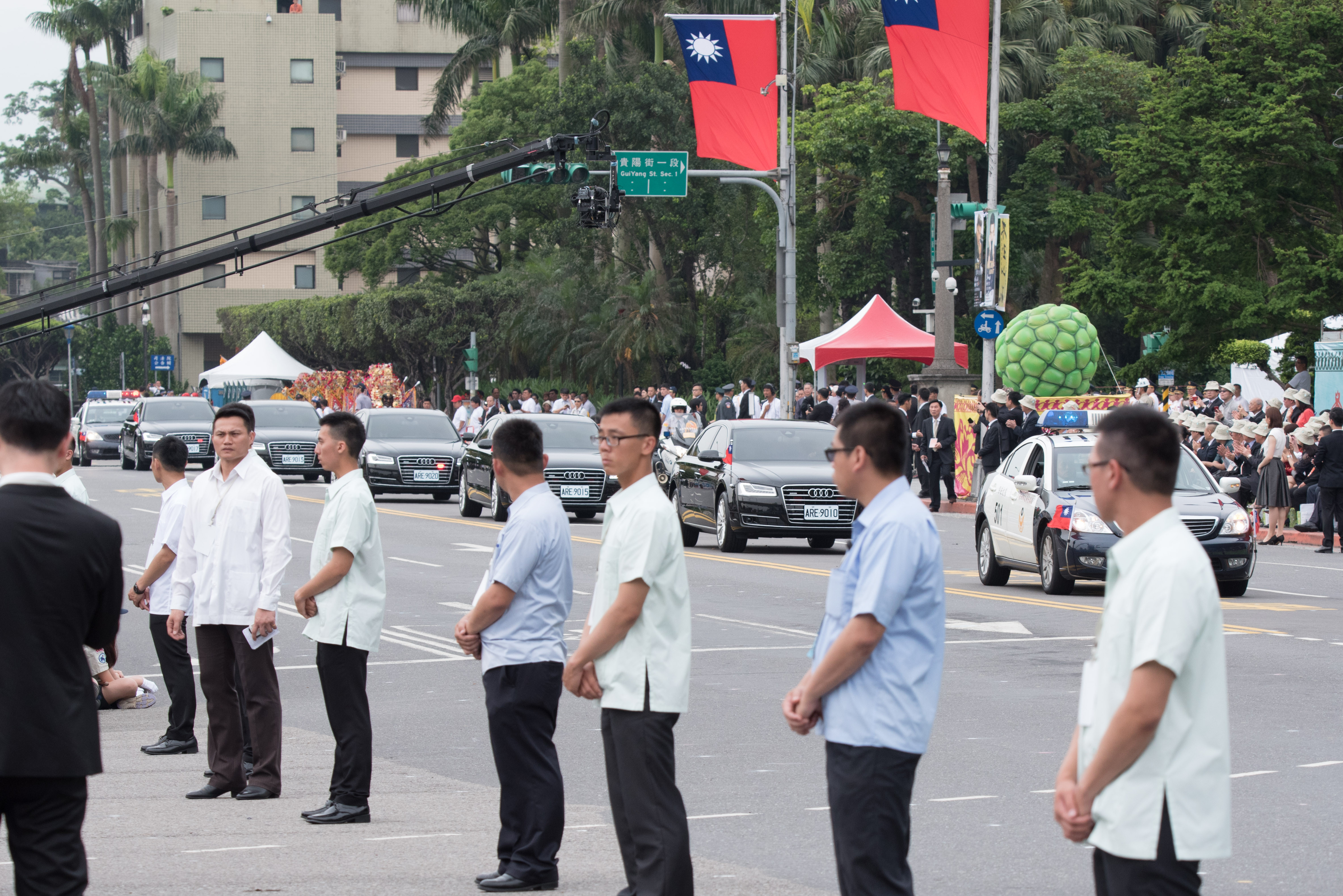 520中華民國第14任總統、副總統就職慶祝大會,總統車隊（圖／記者季相儒攝）