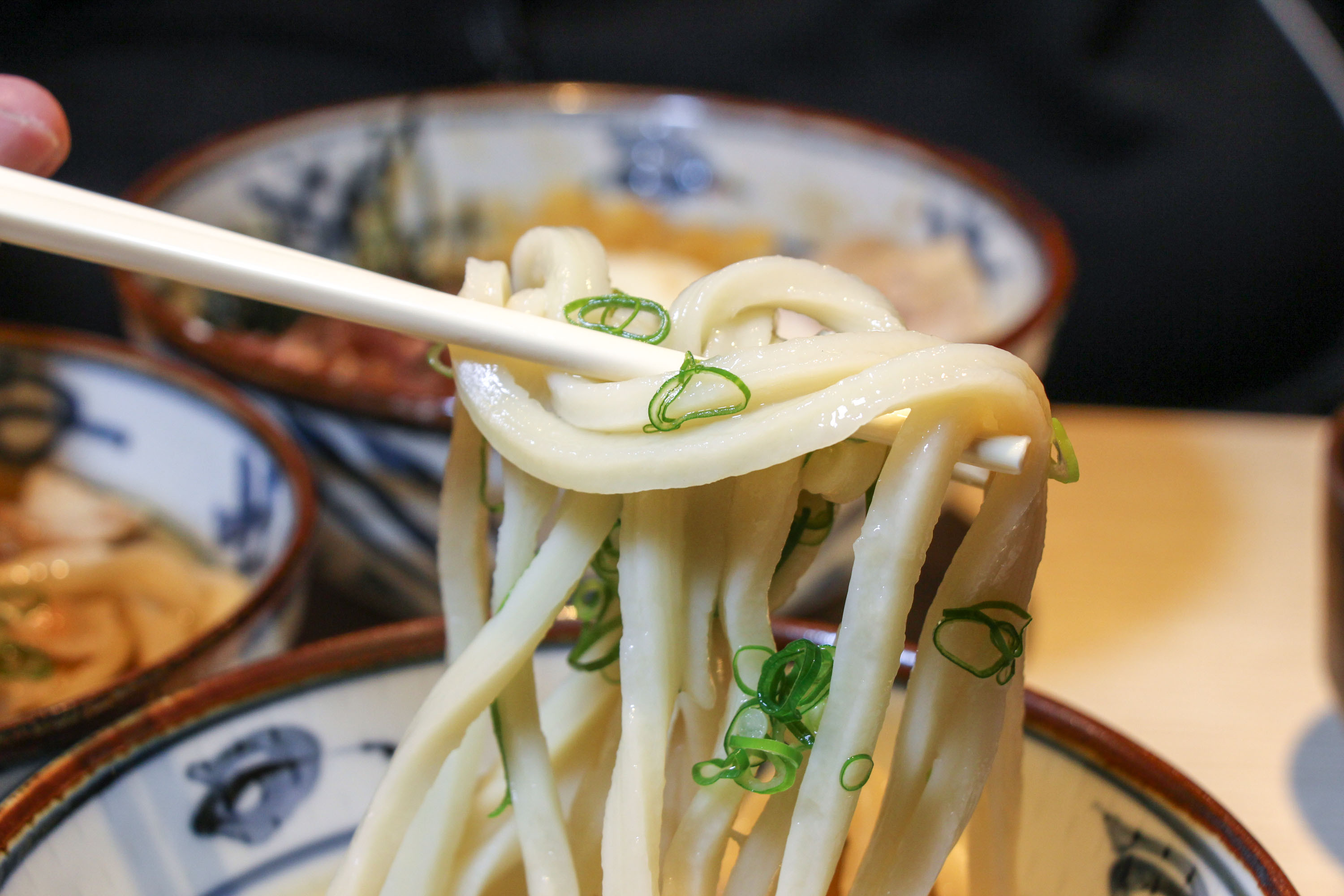 宮武讚岐烏龍麵台北也吃得到　遠百寶慶店5/26開幕。(圖／黃士原攝)