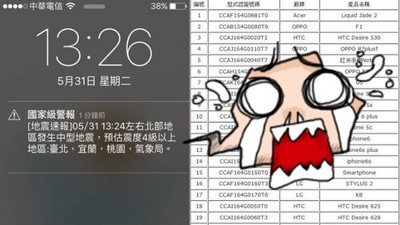 抓到了！國家級霸凌證據，手機邊緣人又收不到地震警報
