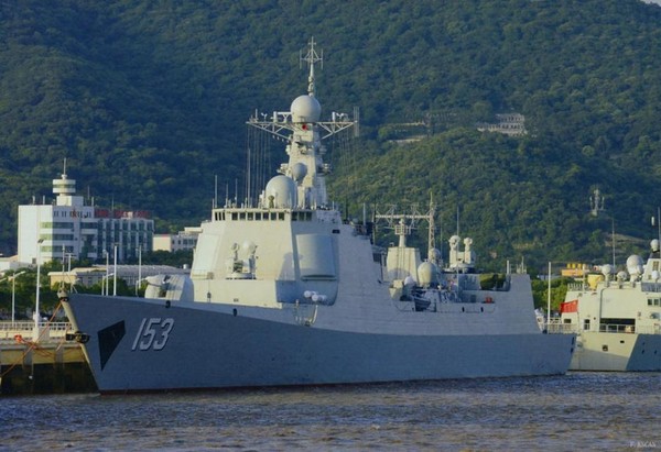 解放軍飛彈驅逐艦「西安艦」。（圖／翻攝自中新網）