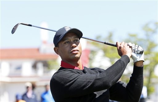 高球選手Tiger Woods(達志影像)