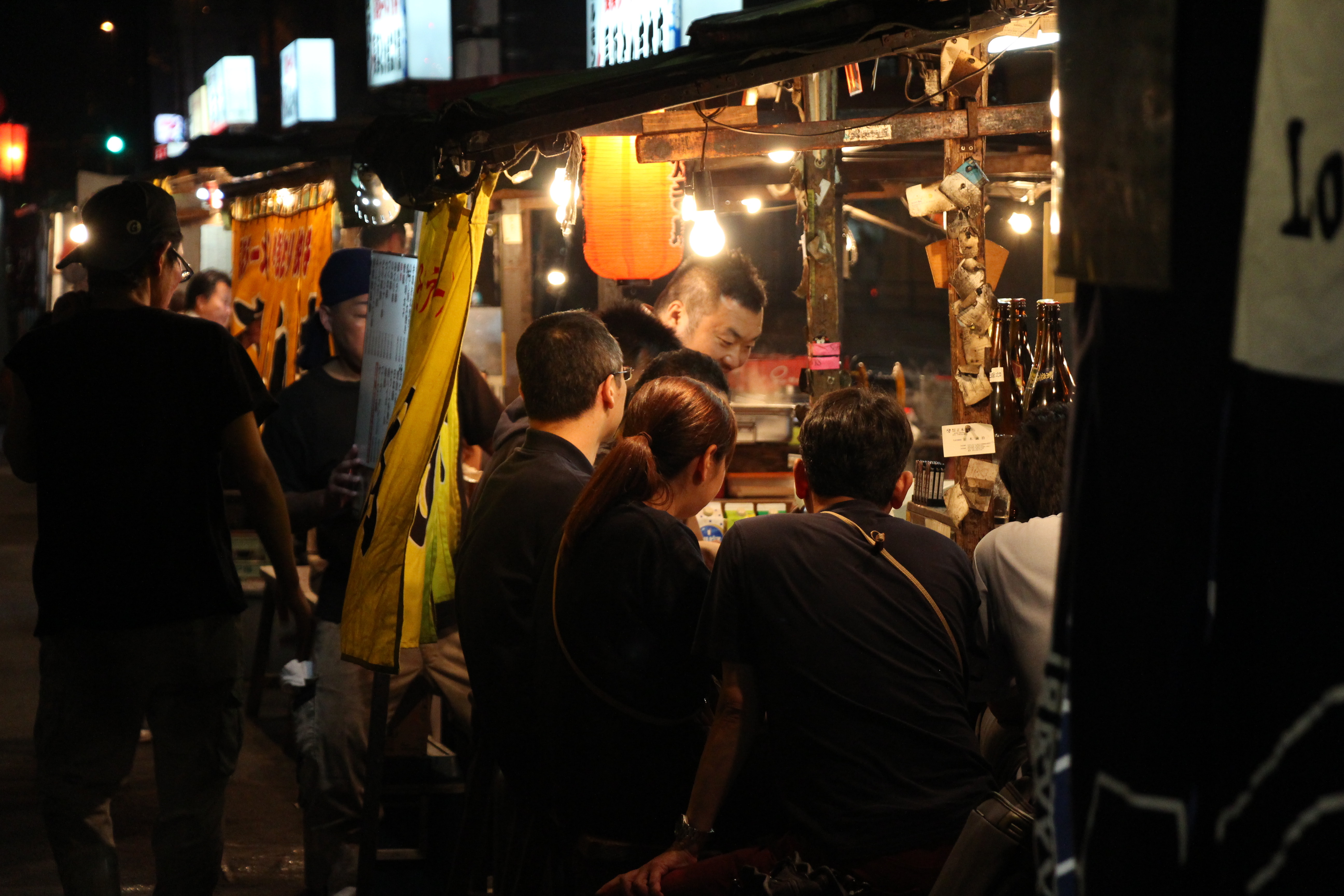 福岡長浜屋台街。（圖／黃士原攝）