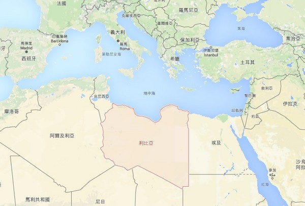 利比亞彈藥庫爆炸。(圖／翻攝自GOOGLE MAP)