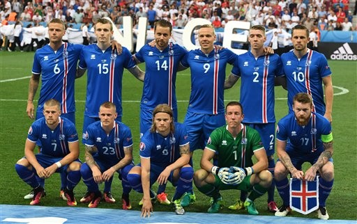 ▲冰島足球隊。(圖／達志影像／美聯社)