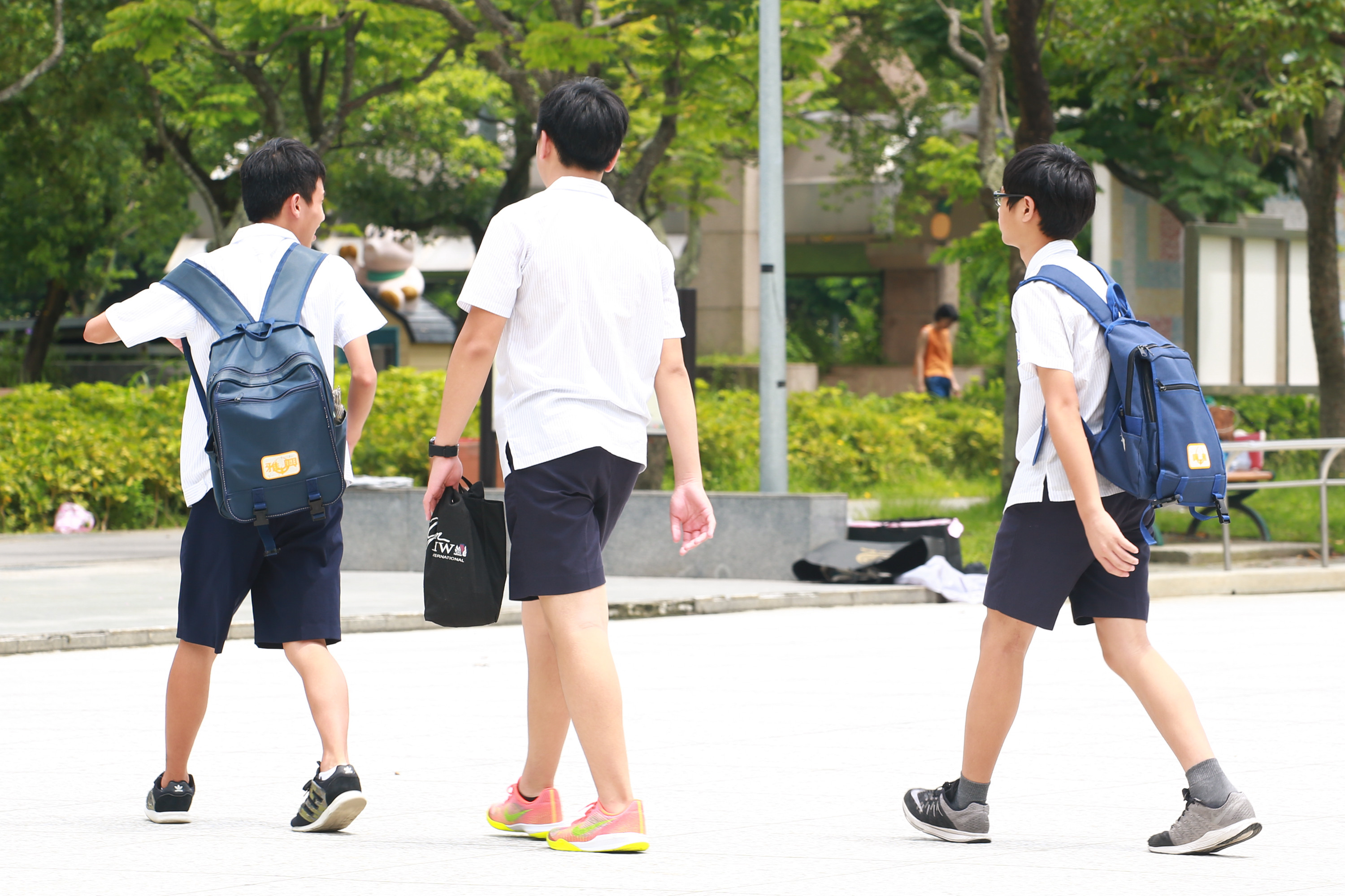 學生,男孩,上學,放學,青少年（圖／記者周宸亘攝）