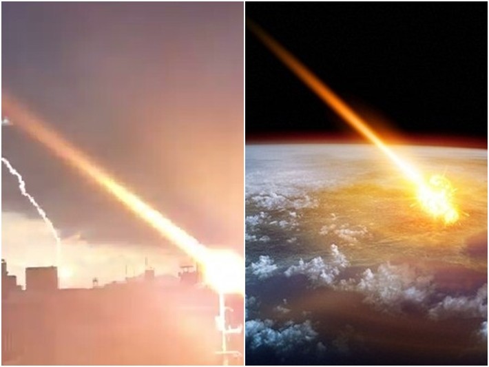 高中生拍下落雷炸開瞬間 那軌跡根本彗星撞地球 喪女 鍵盤大檸檬 Ettoday新聞雲