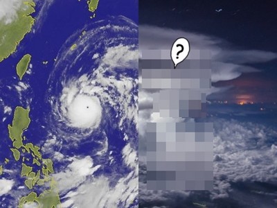颱風實際長怎樣？飛行員高空拍下驚人壯闊美照