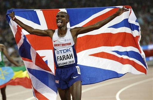 倫敦奧運10000公尺金牌法拉，Mo Farah(達志影像)